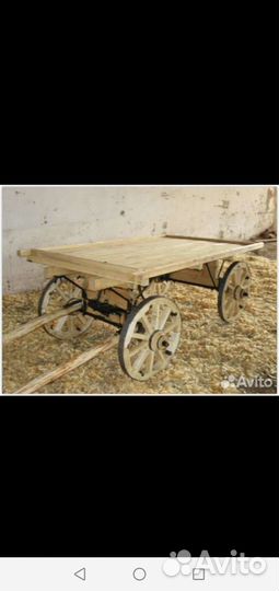 Телега на конной тяге