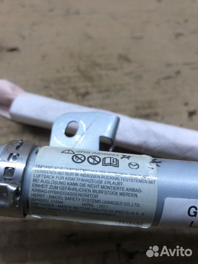 Подушка безопасности боковая левая (шторка) левая