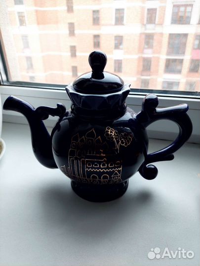 Чайник кобальт Новгород СССР