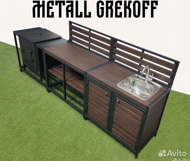 Мангал / Мангальная зона в стиле Loft