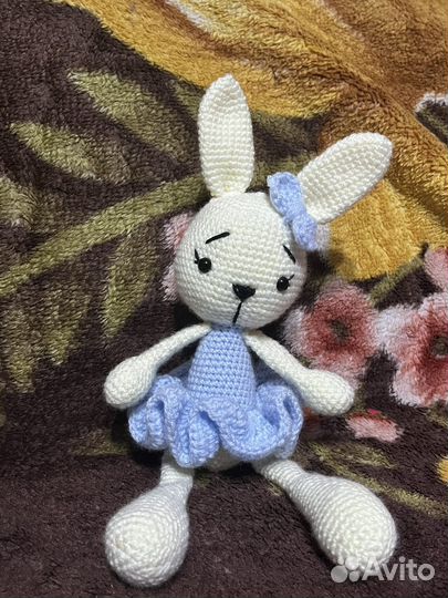 Мягкая игрушка заяц ручной работы