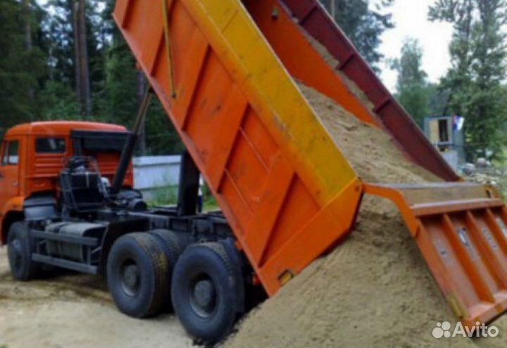 Песок, щебень, грунт доставка