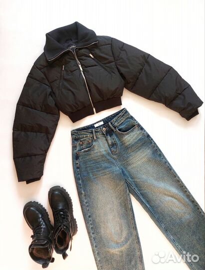 Демисезонная куртка бомбер Love republic 42