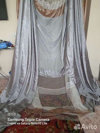 Комплект шторы и тюль бу
