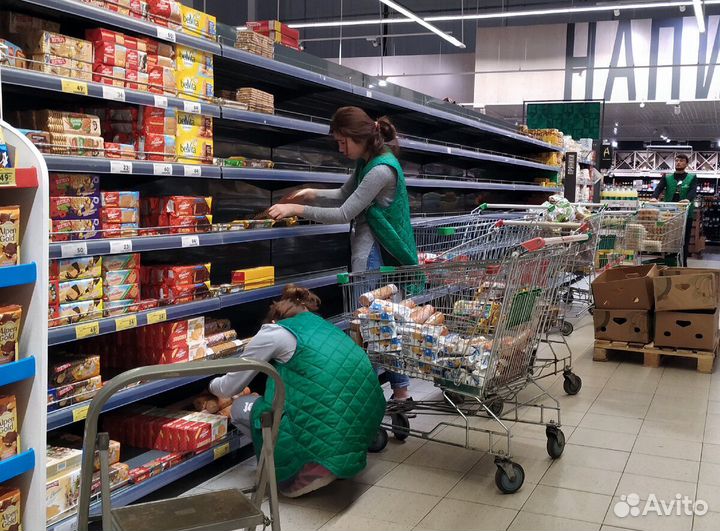 Работник торгового зала с ежедневной оплатой