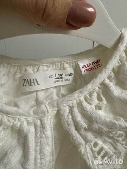 Платье для девочки zara 86