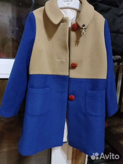 Пальто для девочки 92