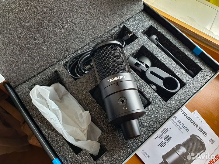Takstar PC-K220 USB Студийный USB микрофон