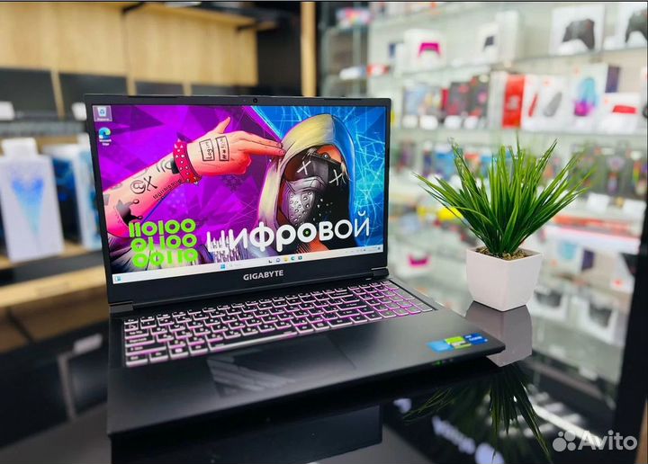 Игровой ноутбук intel Core i5-12500H/RTX 4050/SSD