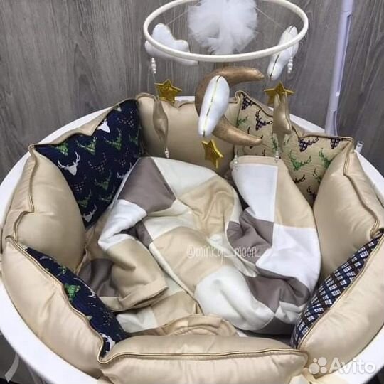 Бортики в детскую кроватку