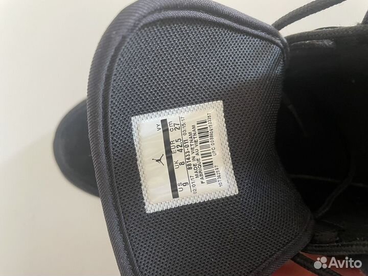 Кроссовки Jordan 1 Flight 5 'Triple Black'