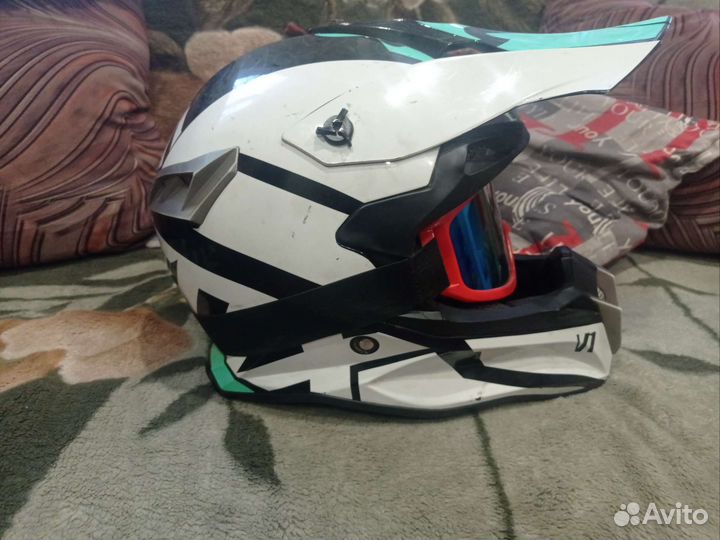 Кроссовый шлем Fox