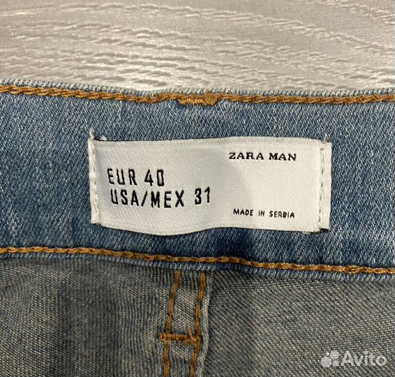 Мужские джинсы Zara 31/32usa