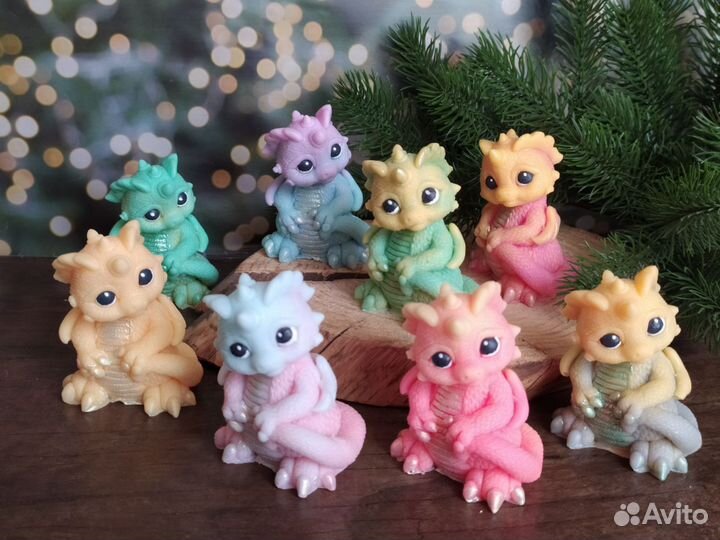 Мыло ручной работы в виде дракончика