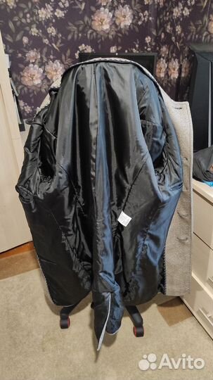 Пальто мужское бежевое