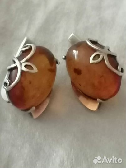 Серьги серебро