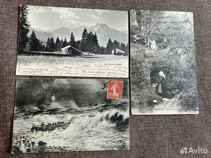 Раритетные почтовые открытки из Франции