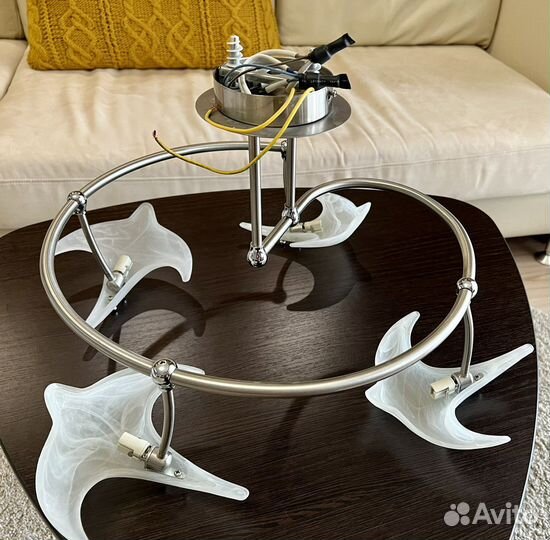 Комплект люстра и 2 бра