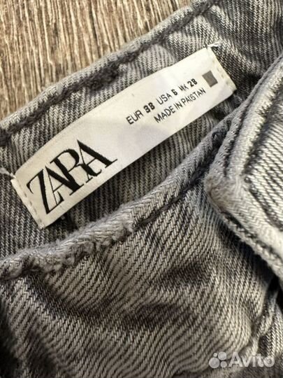 Джинсы zara новые оригинал 36