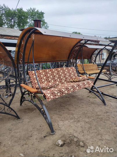 Садовые качели премиум