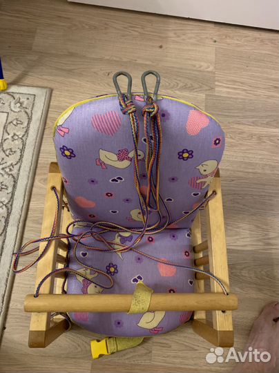 Качели детские подвесные б у