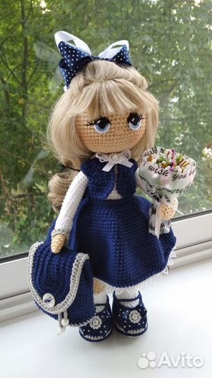 Кукла Школьница ручная работа