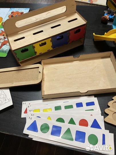 Сортер и пазлы, развивающие игрушки
