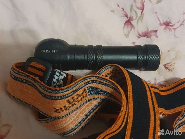 Фонарь налобный яркий луч LH-500 enot cree XP-G3