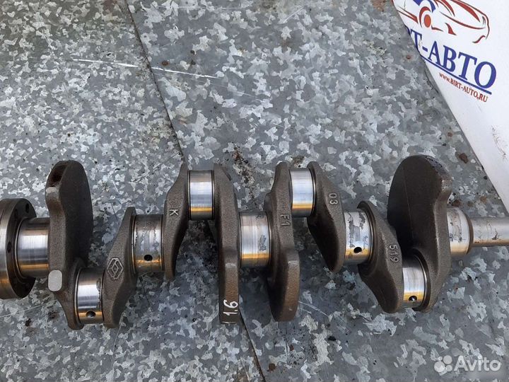 Коленвал k7m Renault logan