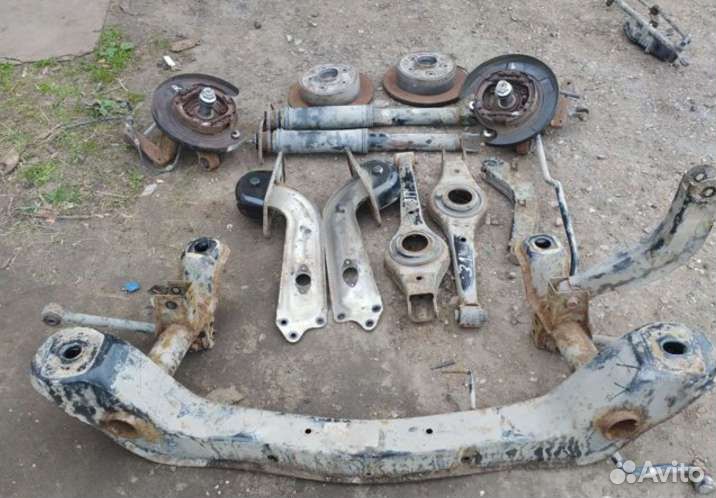 Задняя подвеска SsangYong actyon 2012 г