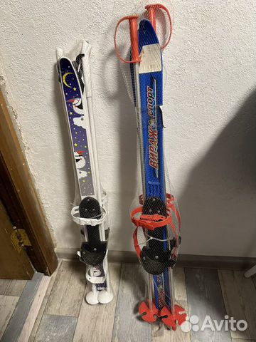 Горные лыжи детские с палками