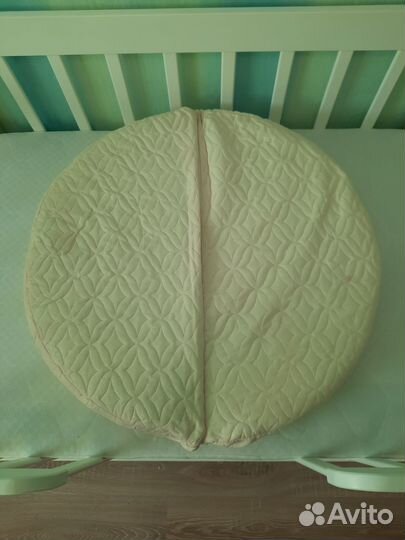 Матрас в детскую кроватку круг/овал из 3х частей