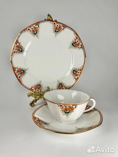 Старинное трио Limoges (Лимож), Франция. 1929г