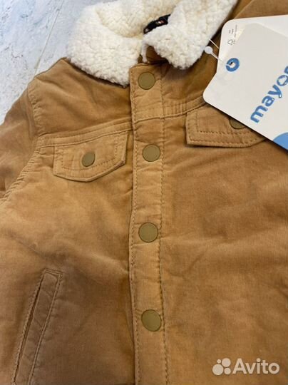 Новая Детская куртка Mayoral вельветовая 86