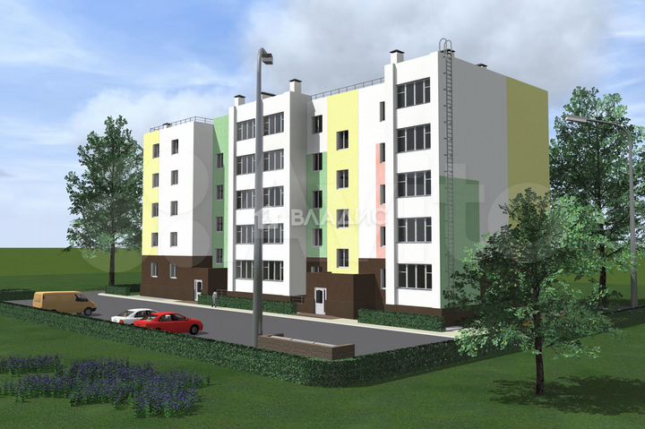 1-к. квартира, 46,9 м², 1/5 эт.
