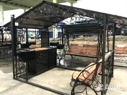 Мангал С крышей