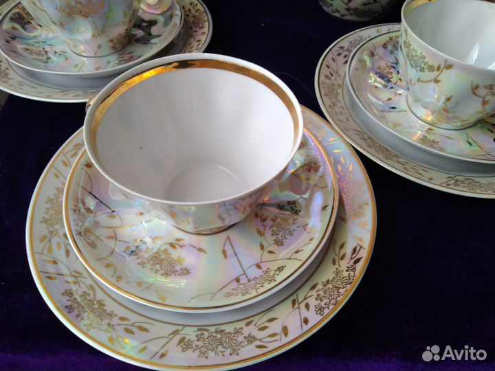 Чайный сервиз СССР Рига красота