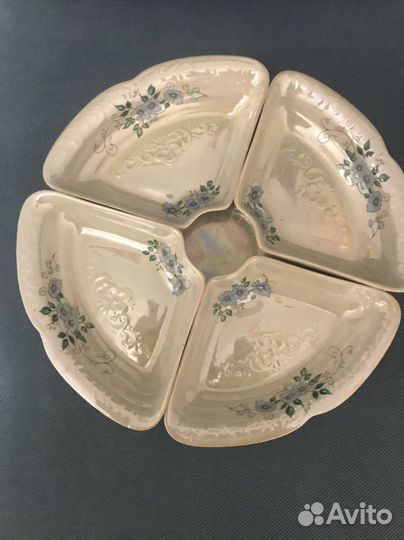 Менажница фарфор ссср,Городница