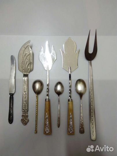 Столовые приборы мельхиор. Ложки чайные мельхиор