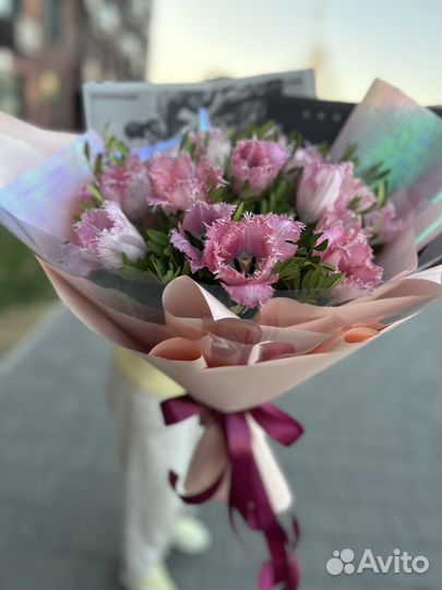 Букет из тюльпанов готов к отправке