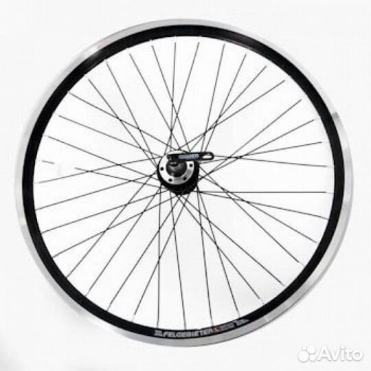 Колесо заднее 24 пром/диск. Черное