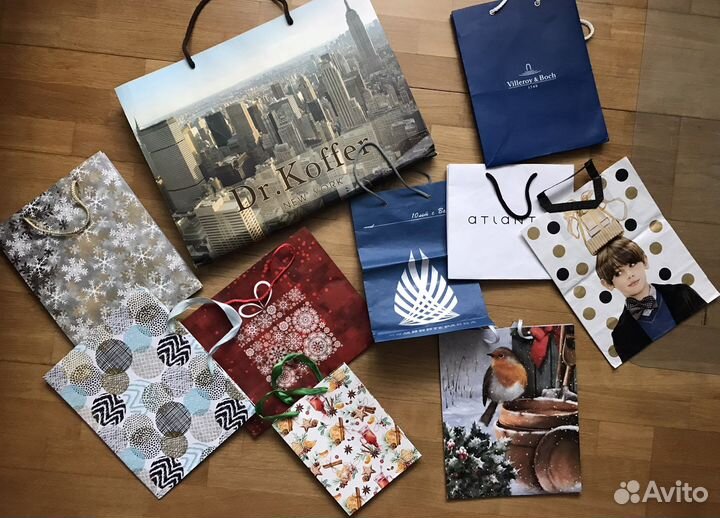 Брендовые пакеты Подарочные пакеты
