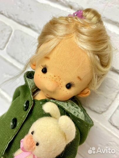 Куколка текстильная (щекастик)