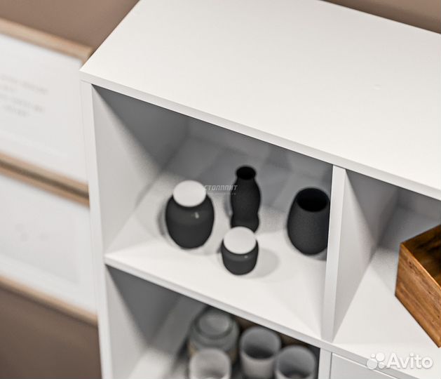 Стеллаж белый