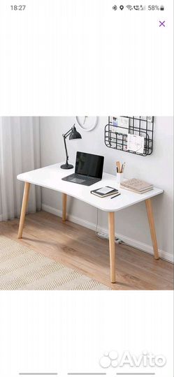 Стол компьютерный Minimal 120x60 белый