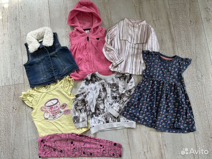 Брендовые вещи на девочку 2-4 года