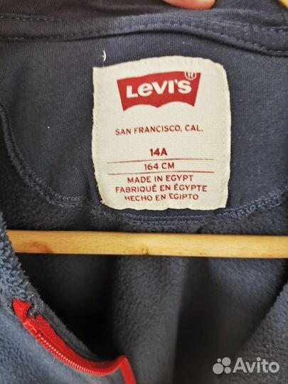 Флисовая толстовка Levis 164 оригинал