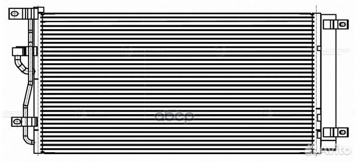 Радиатор кондиционера Сaptiva(06) /Antara(06)