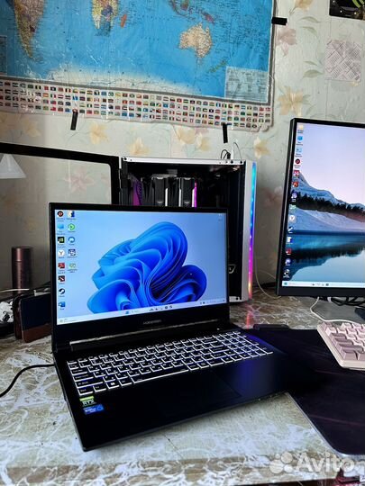 Игровой ноутбук RTX 3050+ryzen 5600+16GB RAM