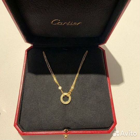 Cartier подвеска love premium